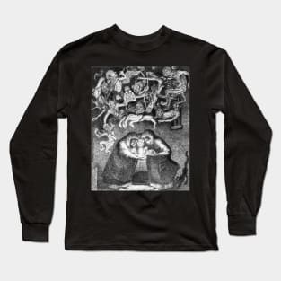 30 Pieces Of Silver - 30 Demons Oliver Grimley Fine Art Long Sleeve T-Shirt